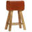Funes Upholstered Counter Stool with Solid Wood Frame