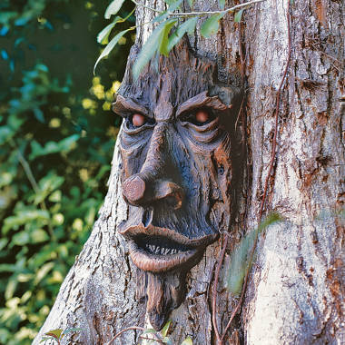 Design Toscano 15 in. H Bigfoot the Bashful Yeti Tree Sculpture