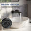 Robinet de salle de bain mural, robinet de salle de bain monocommande avec bonde-125423805