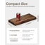 Tablettes flottantes 17 "Acacia Live Edge, tablettes flottantes en bois pour mur-216028119-58610664
