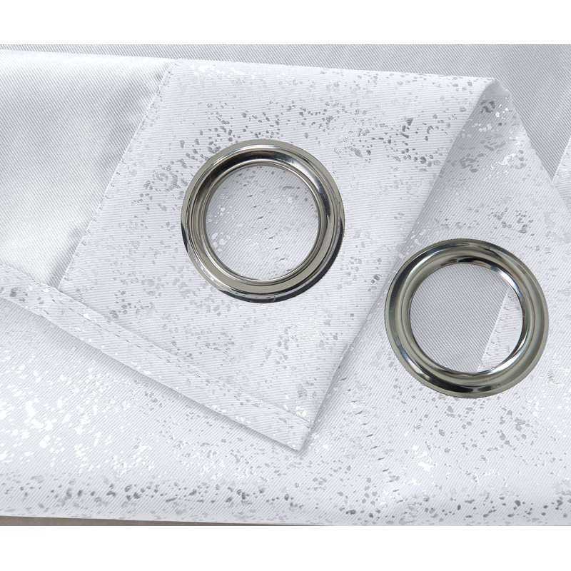 Rideau occultant en polyester Tampere, L 54 po x L 90 po, Blanc