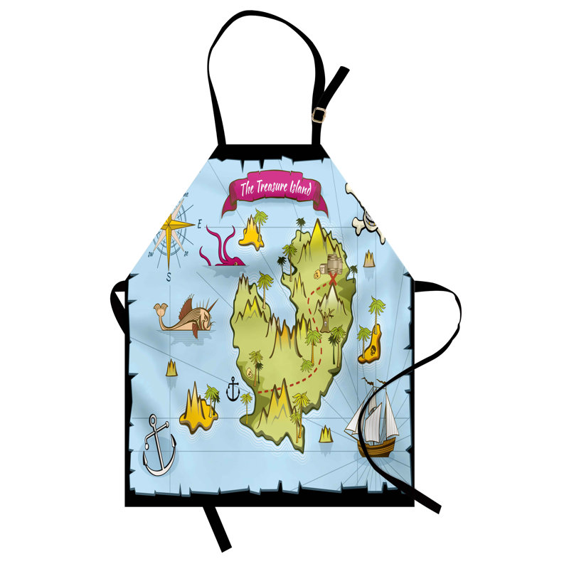 No Pattern Bib Apron