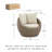 Danson Swivel Wicker Outdoor Lounge Chair