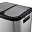Edmondo Stainless Steel Step On Tilt Out Trash Can - 20L