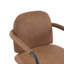 Chaise de salle à manger moderne avec cadre en fer et accoudoirs (ensemble de 2)-979427202