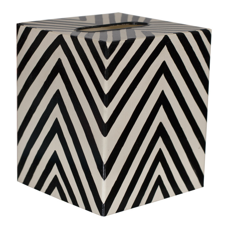 Tissue Box Cover, Black
