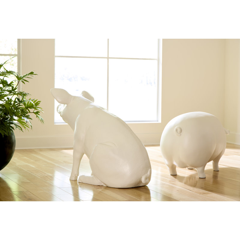 Happy Pig Sculpture