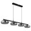Delaynee 1 - Light Matte Black LED Geometric Pendant