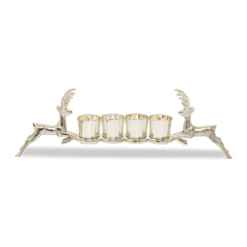 Jeremias Stainless Steel Tabletop Tealight Holder