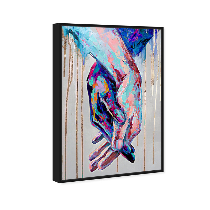 " Always Together " by Oliver Gal, Framed Print, 54" H x 36" W, Black