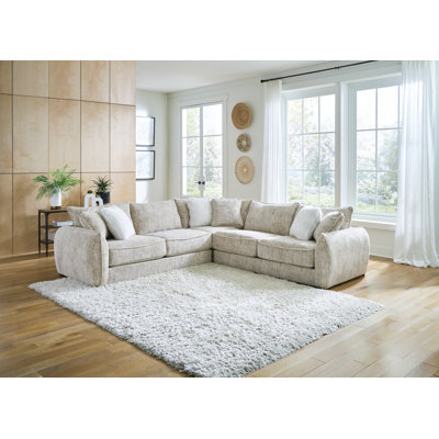 Dikili Upholstered L-Shaped Sectional Symmetrical