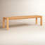 Baldemar 71" Solid Oak Bench-101668785