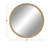 Wood Minimalistic Brown Wall Mirror with Natural Wood Grains-88848805