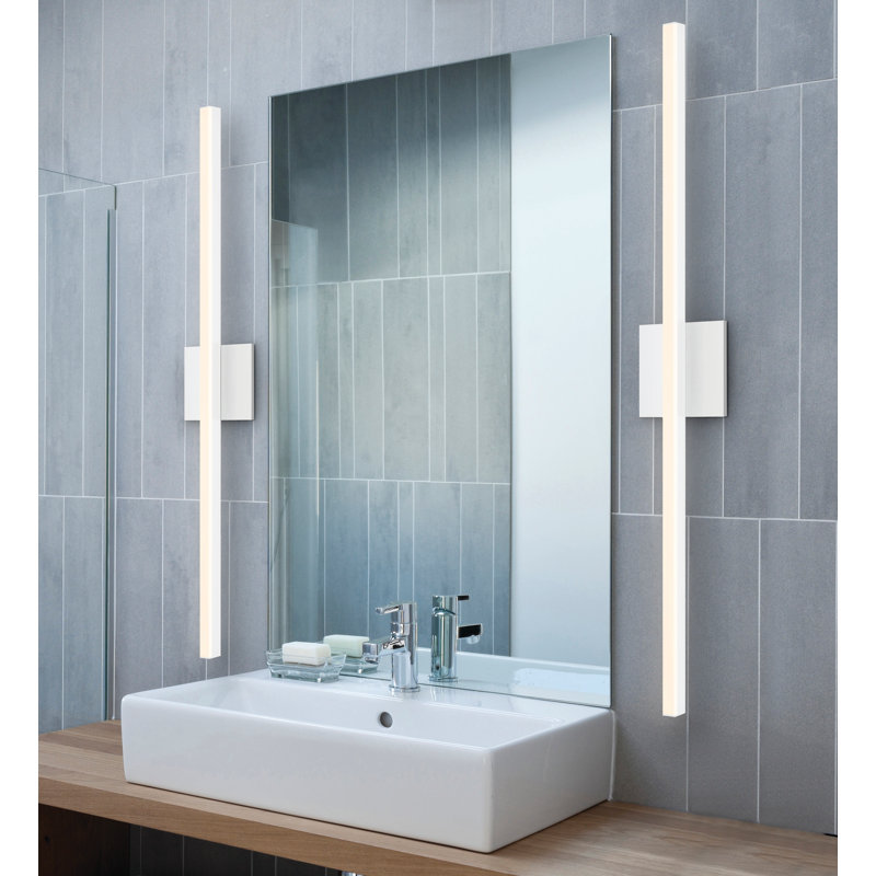 Stix 1 - Light LED Vanity Light, Satin White