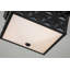 Alpha Square Flush Mount In Black-813521962