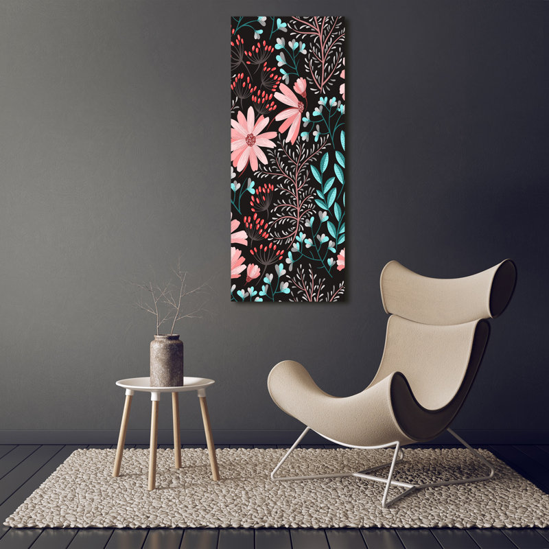 Field Flowers - Wrapped Canvas Print