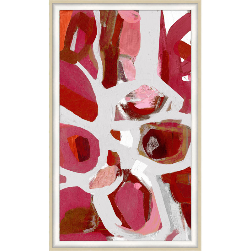 Crimson Interval 2 Painting by Lillian August