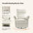 Beckette 41.75" Modern Swivel Glider Nursery Power Recliner with Adjustable Headrest-1145830075