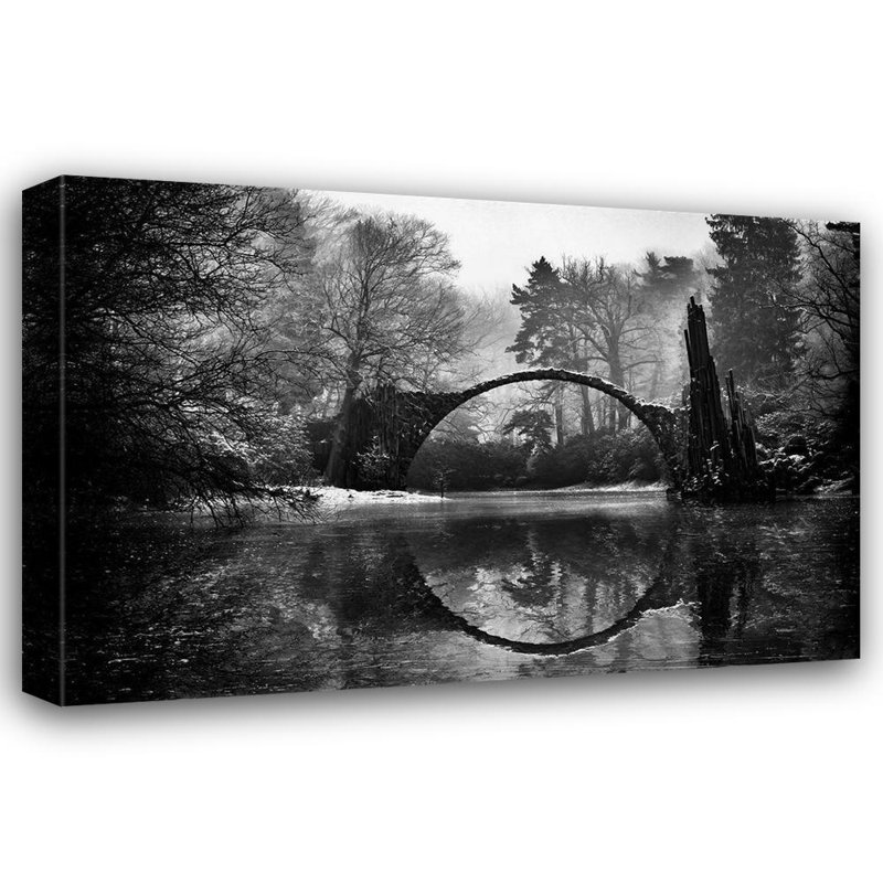 Art sur toile tendue avec Lark Manor ™, Kreiten, Mike, Devils Bridge, Ii, H 13 po x l 18 po