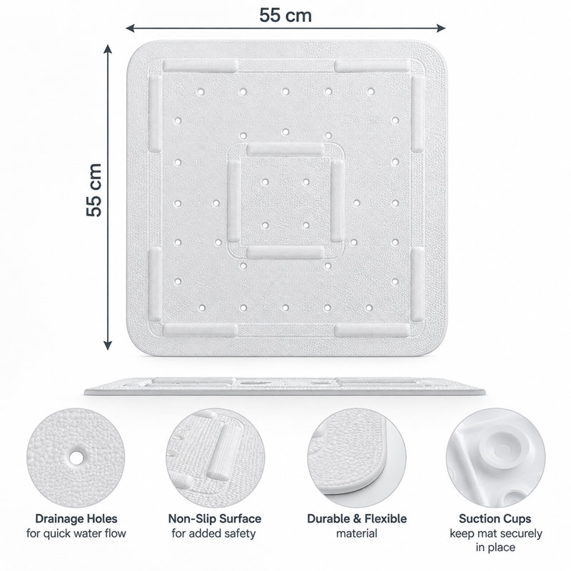 Kaiden Non-Slip Shower mat