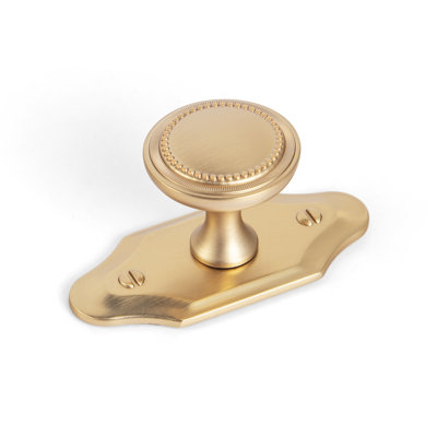 1 1/3" Mushroom Knob With Backplate(G023)