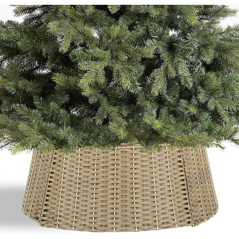 Cade Rattan Tree Skirt, Natural