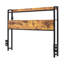 Tête de lit pour lit double, tête de lit à hauteur réglable avec 2 tablettes de rangement, tête de lit autoportante avec station de charge et lumière DEL pour différents cadres de lit, assemblage facile, brun-1948852435-1948852433