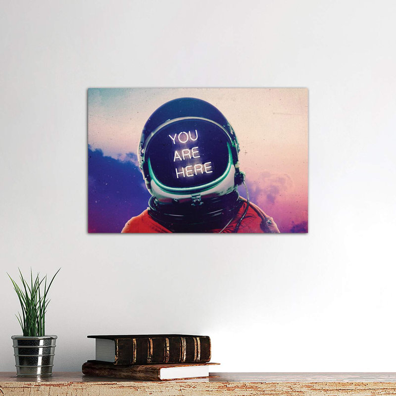 «Where You Are» par Transparent - impression d'art graphique, Toile tendue, H 18 po x l 26 po x P 1,5 po