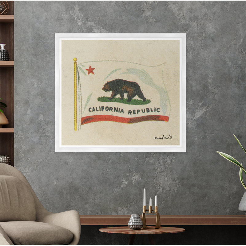 California Print, White