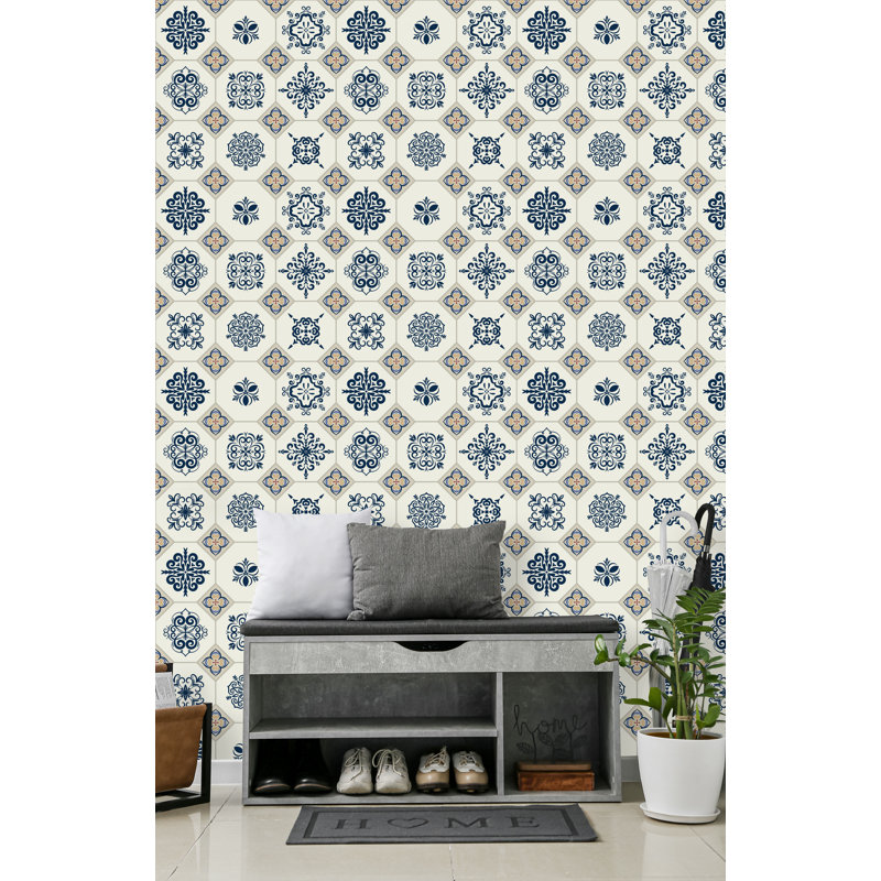 Panneau de papier peint, L 18,75 po x l 25 po, Vinyle