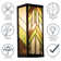 Bruckner Bronze 1 - Bulb 16.25"H Stained Glass Outdoor Wall Lantern
