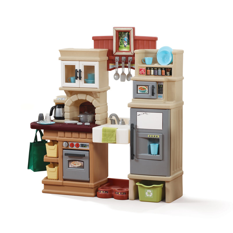 Heart of the Home Beige and Gray Play Kitchen Set