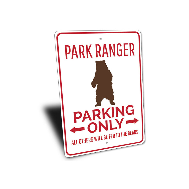 Enseigne de parc Park Ranger, H 14 po x l 10 po x P 0,04 po