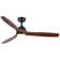 52" Farmhouse Rustic  Led Ceiling Fan With Remote Control