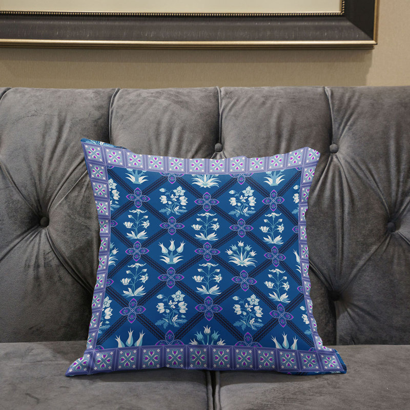 Reversible Throw Pillow, 18" x 18"