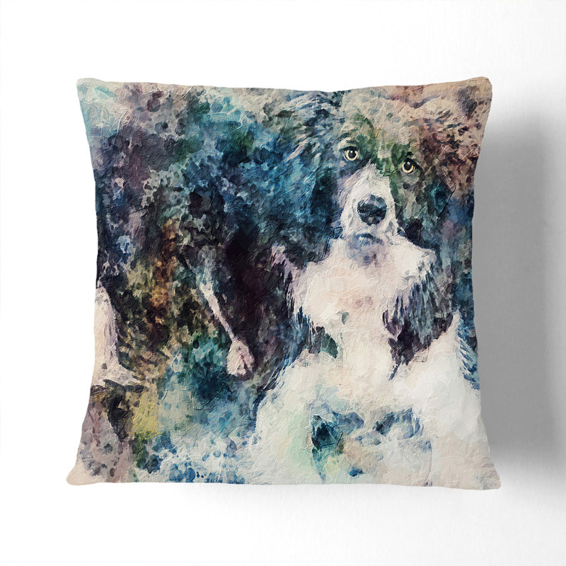 Square Throw Cushion, 40cm H x 40cm W x 15cm D, Black