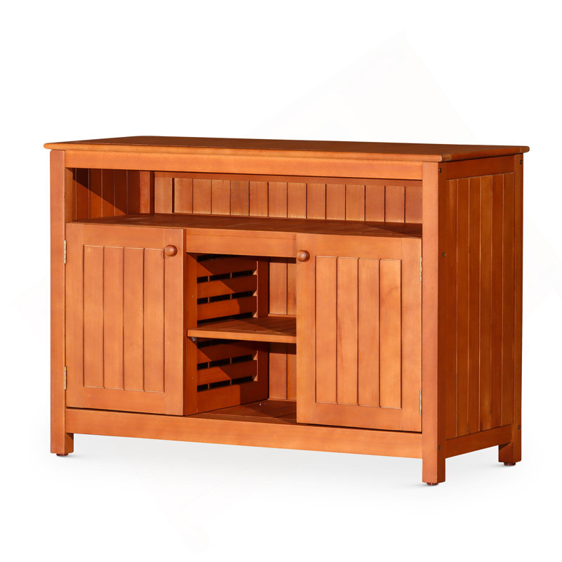 Buffet en eucalyptus, huile naturelle