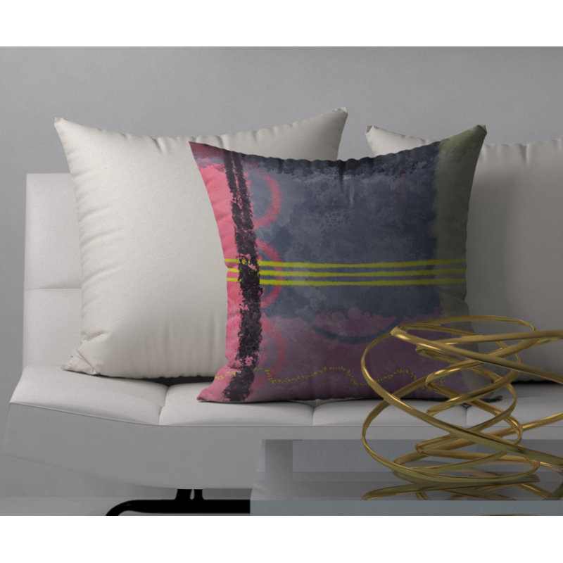  Housse et insert de coussin carré Giggle Exhilaration, 18" x 18"