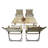 Multi-Function Foldable and Portable Dining Set, 1 Dining Table & 4  Folding Chairs, Indoor and outdoor universal ,Natural, For Children