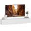 Meuble télé 55 po pour téléviseur de 72 po ou moins, blanc-583387513-583387515