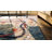 Artistic Antique Pictorial Hand Shake Pattern American Hooked Rug