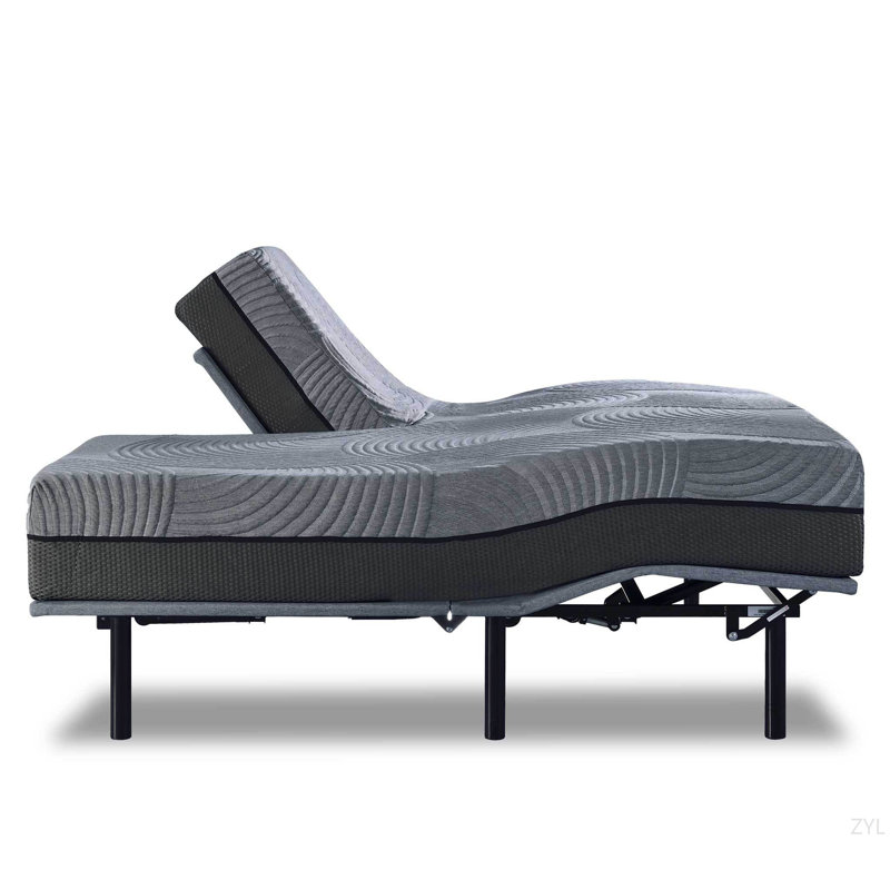 Matelas doux divisé 12 po Gel Max, Lit queen divisé