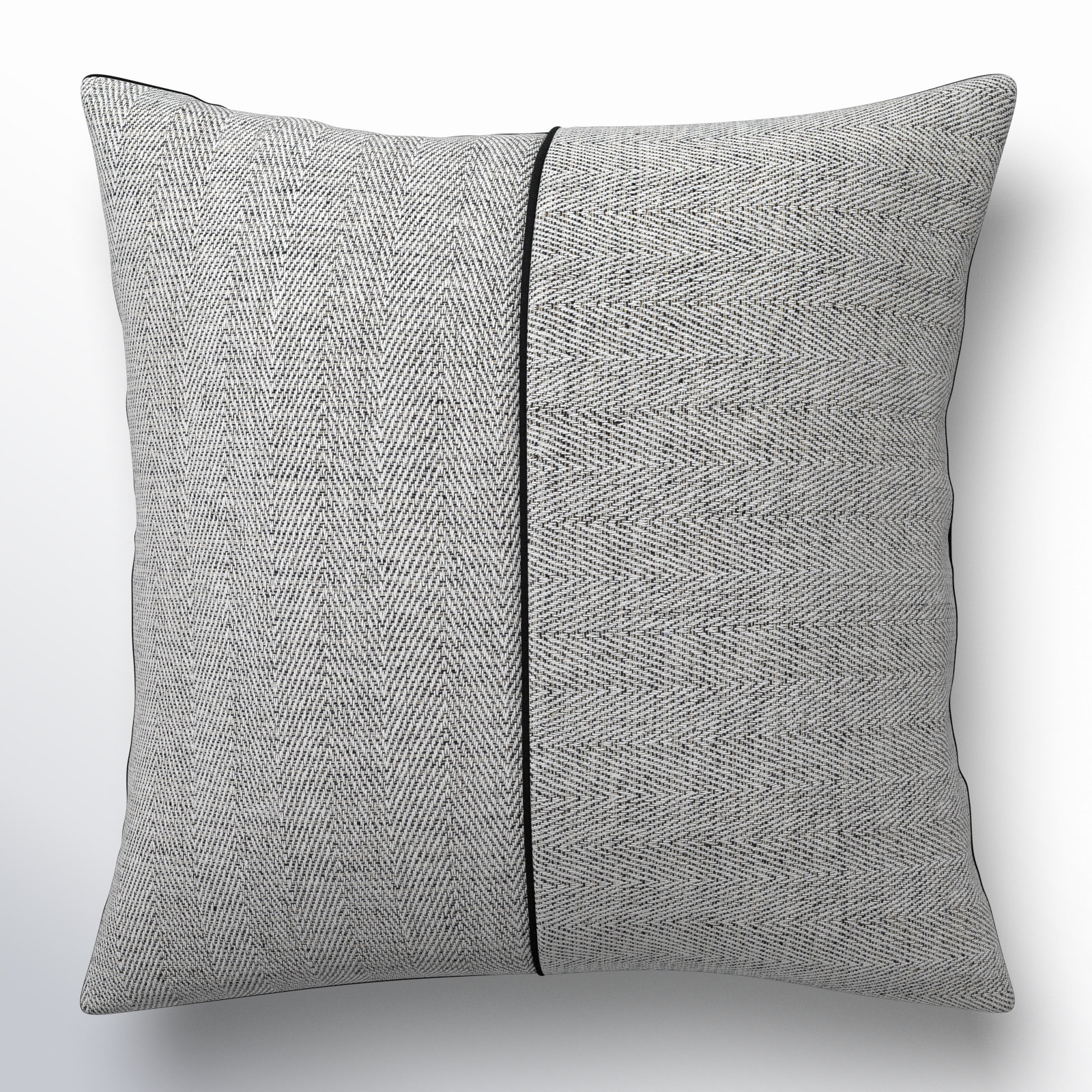 Damir Pillow Cover, Polyester/Polyfill, 22" x 22"