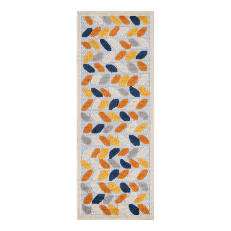 Oranjestad Aruba Indoor/Outdoor Rug, Runner 2' x 6'