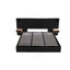 Lit plateforme tapissier hydraulique avec 2 tablettes de rangement, 2 lampes de lecture et port USB-358741669