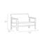 Atlas Linea 4 Seater Lounge Set - Graphite