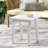 Accent Side Table, Weather-Resistant Rectangular End Table