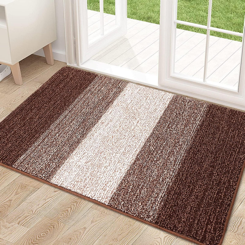 Tapis de cuisine Anjolena, Brun
