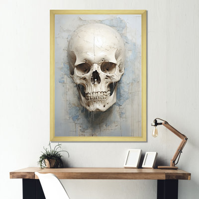 «Skull Elegance Portrait», reproduction sur toile