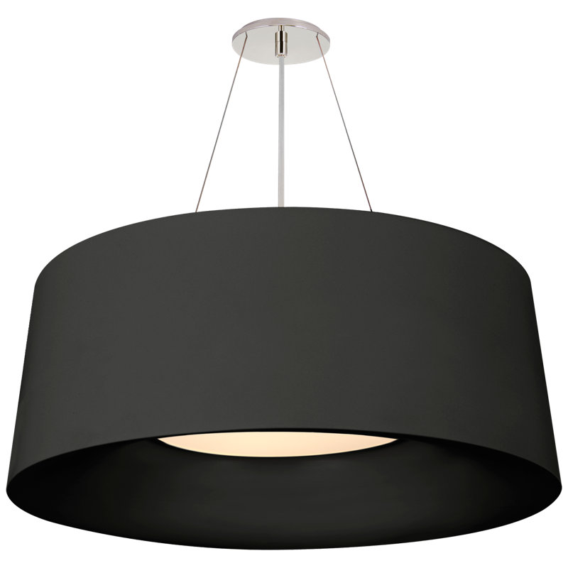 Barbara Barry Halo Medium Hanging Shade, Matte Black